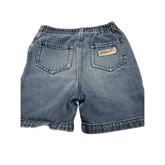 RARE Excellent Vintage 90s y2k Disney Buzz Light Year 3T Shorts Toy Story Kids - Picture 7 of 14